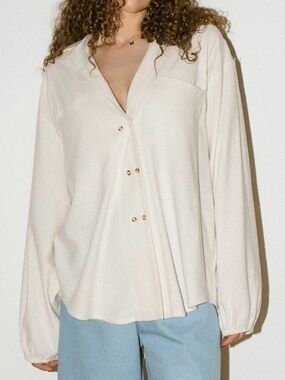 Harly Jae House Blouse in Ivory
